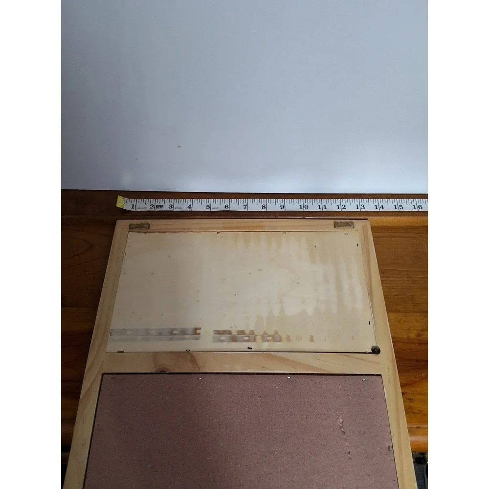Vintage Beach Themed Cork Board. Approx. 17